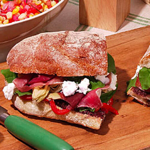 Antipasto Ciabatta Pressed Sandwich