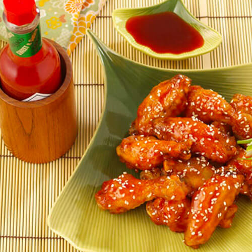 Vestlig mudder TVsæt Chef Robert McGrath's Sweet & Spicy Chicken Wings w/ Soy | TABASCO® Recipes