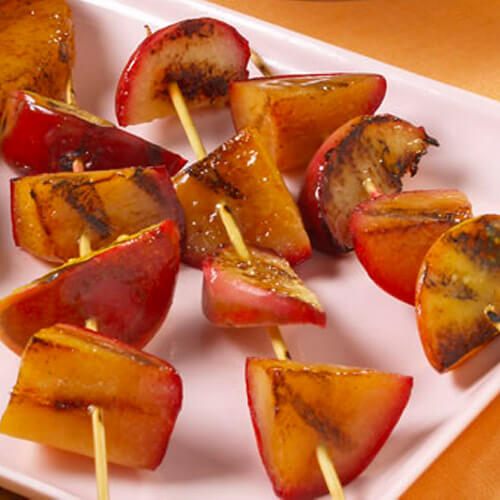 Sweet & Spicy Fruit Skewers