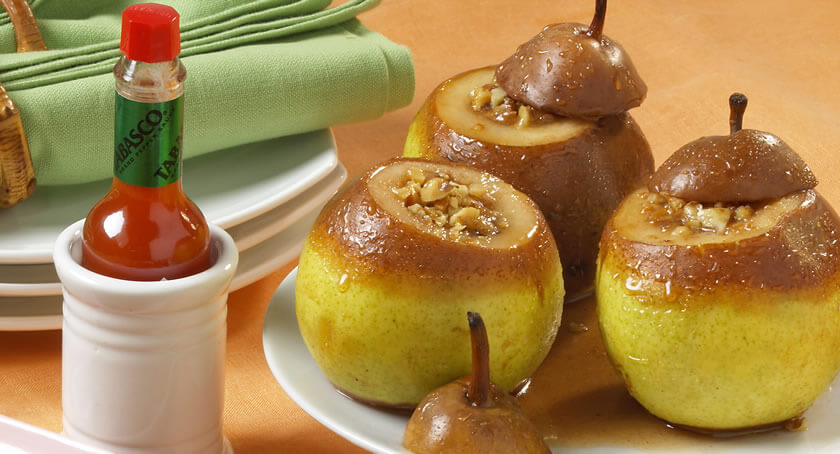 Fire Roasted Stuffed Pears