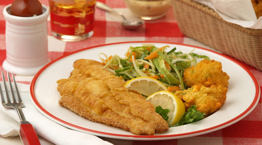 Cornmeal-Crusted Catfish Fillets