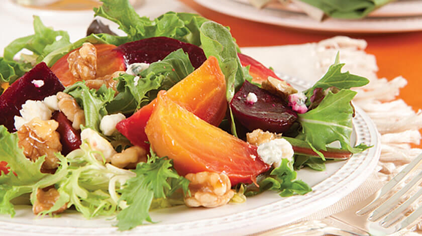 Roasted Beet Salad With Spicy Citrus Vinaigrette