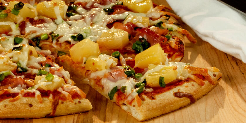 Hawaiian Ham and Pineapple Pizza