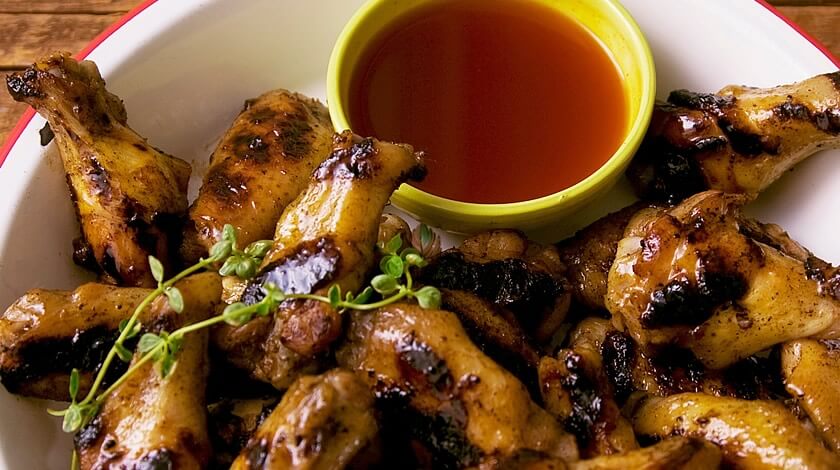 Tea-Brined Chicken Wings with TABASCO® Honey