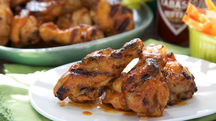 Easy Grilled Buffalo Wings