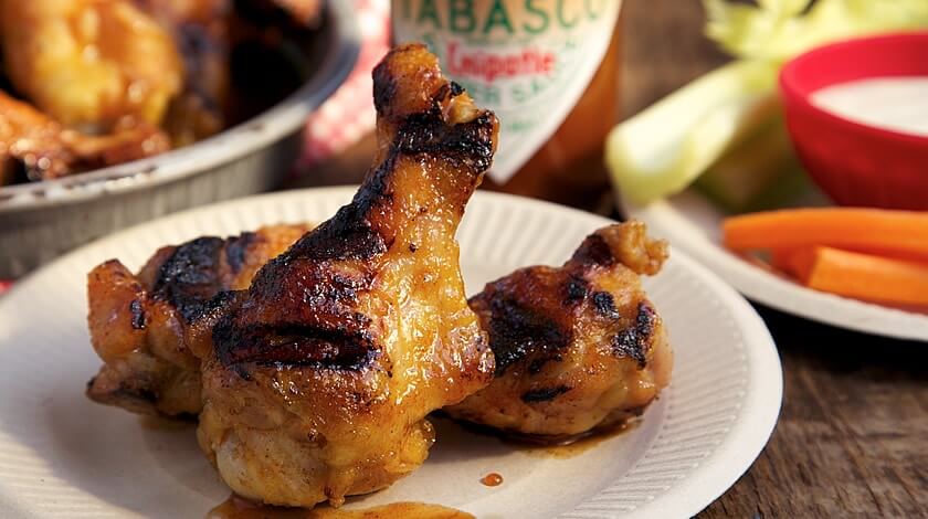 Quickie Honey-Chipotle Grilled Wings