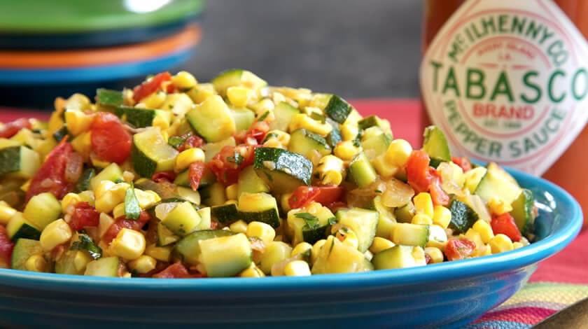 Zucchini with Tomatoes & Corn