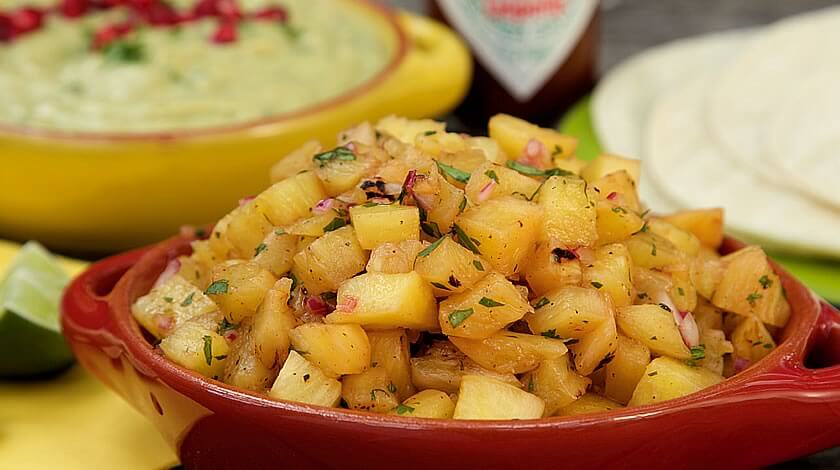 Grilled Pineapple Salsa