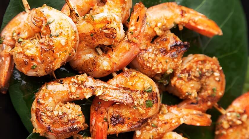 Super Grilled Shrimp with Habanero Butter