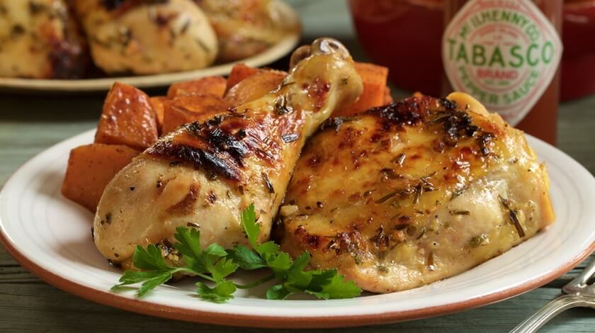 Garlic Marinated Chicken with Tarragon