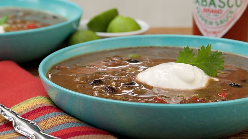 Cuban-Style Black Bean Soup