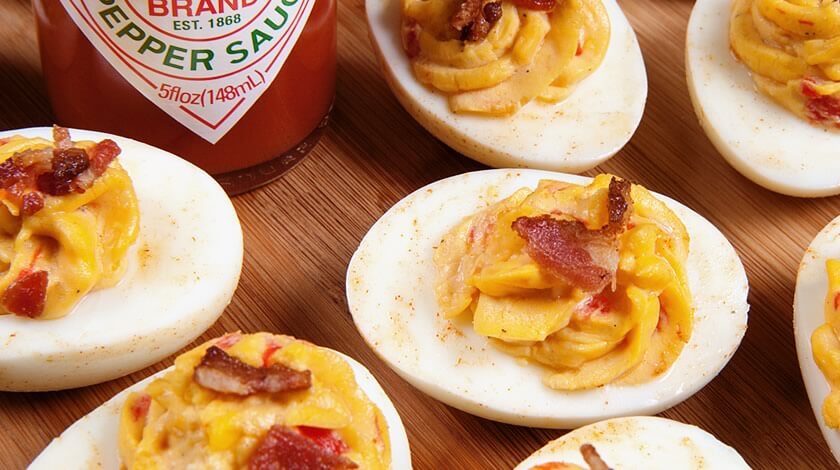 Pimento Cheese Stuffed Deviled Eggs