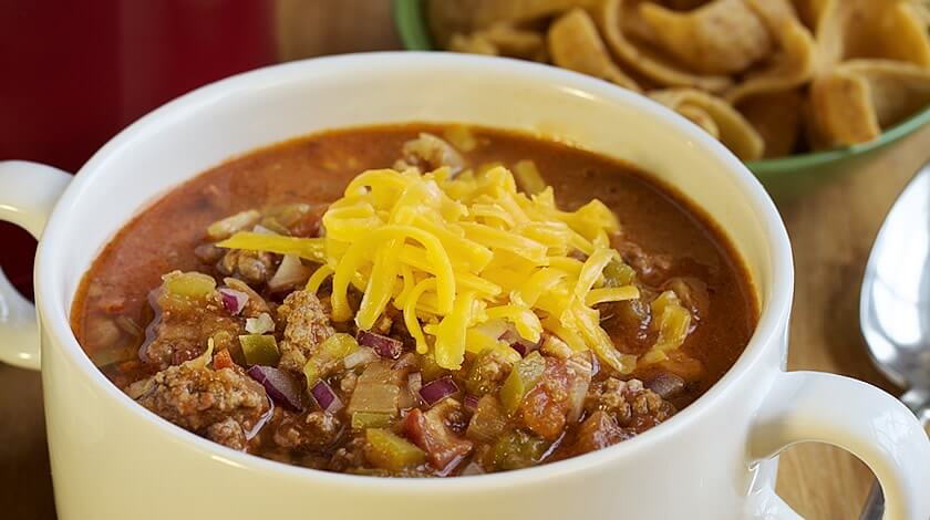 Smoky Beef and Bacon Chili