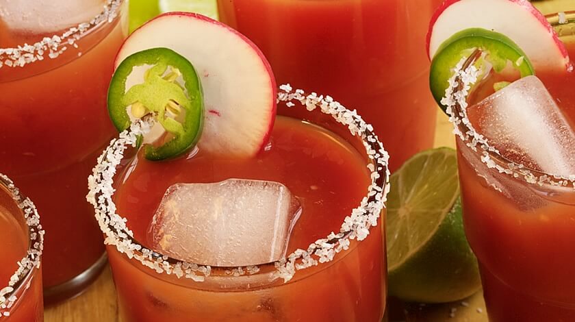 Jalapeño Bloody Marys by the Pitcher