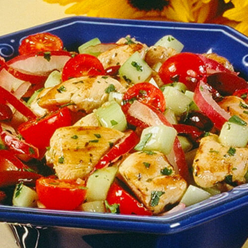 Grilled Chicken Greek Salad