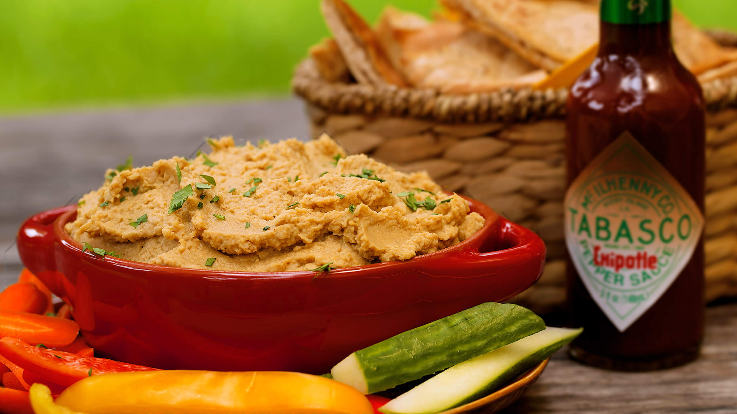 Smoky Summer Hummus