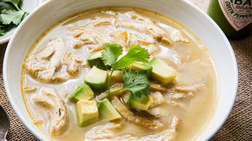 Tomatillo and Chicken Tortilla Soup