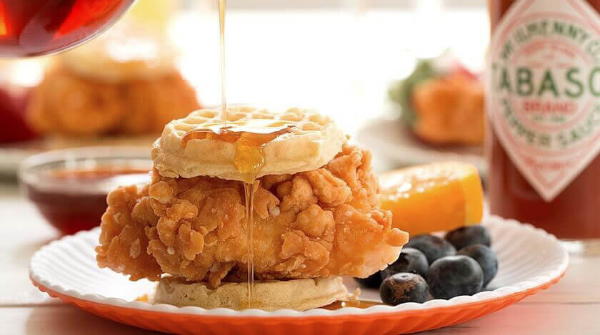 Fried Chicken & Waffle Sliders