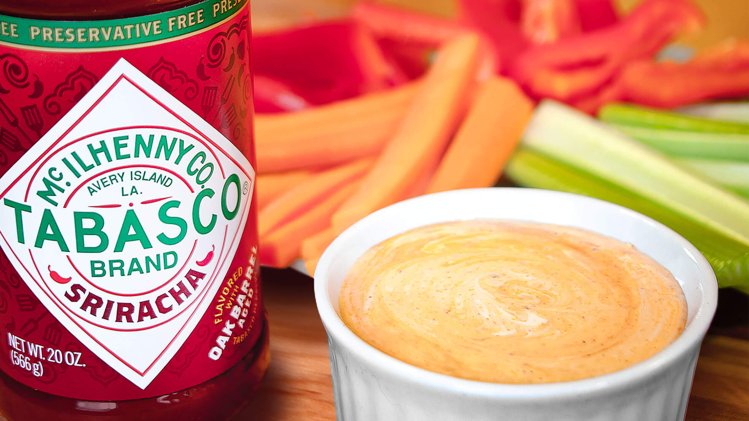1 Step Sriracha Ranch Dip Recipe TABASCO® Brand