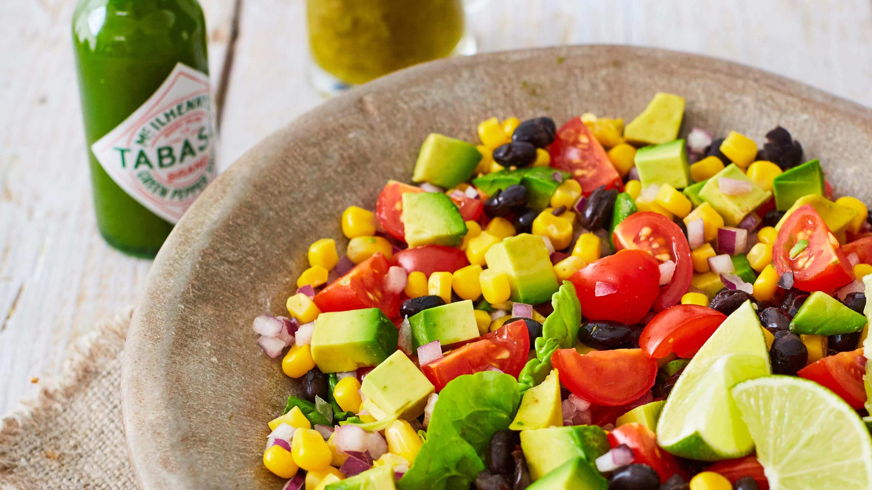 Black Bean Summer Salad with Lime Zing Dressing