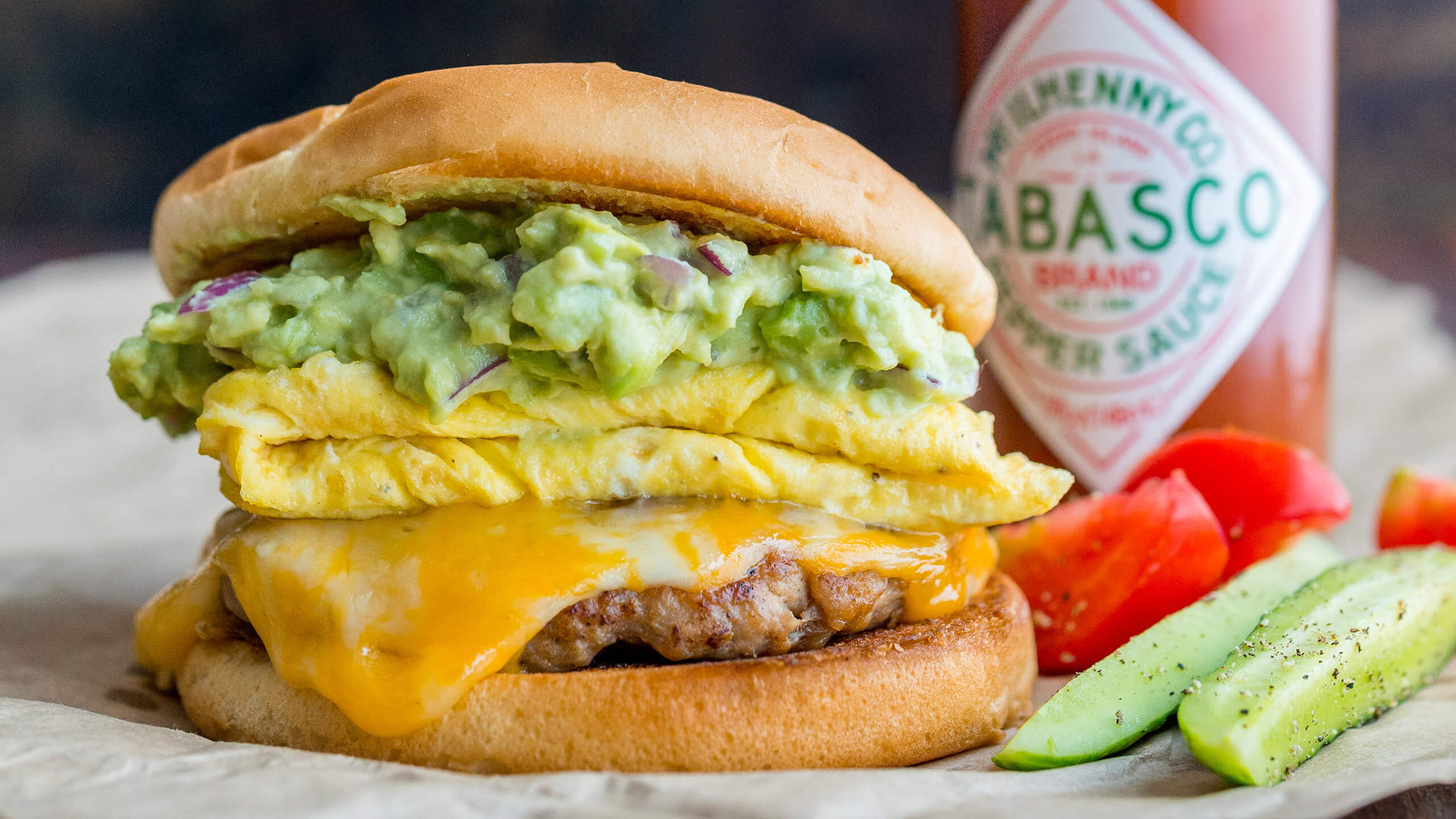 Guacamole Brunch Sandwich