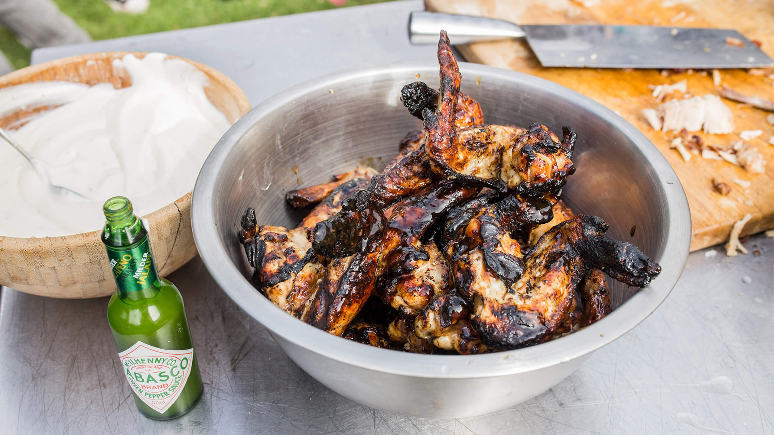 Adobo Glazed Chicken Wings