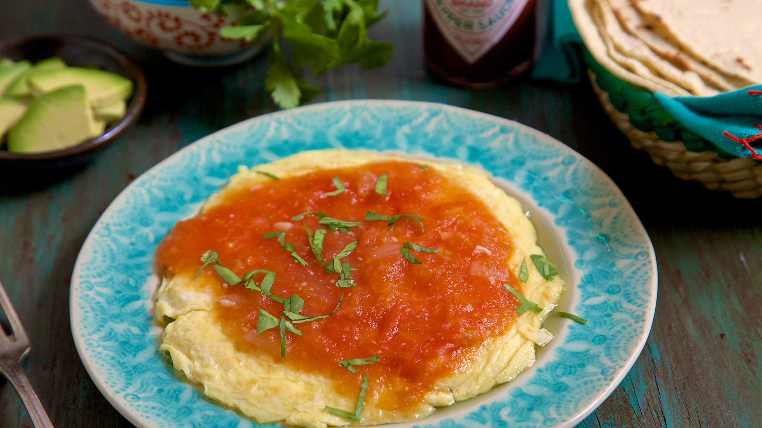 Huevos con Caldillo