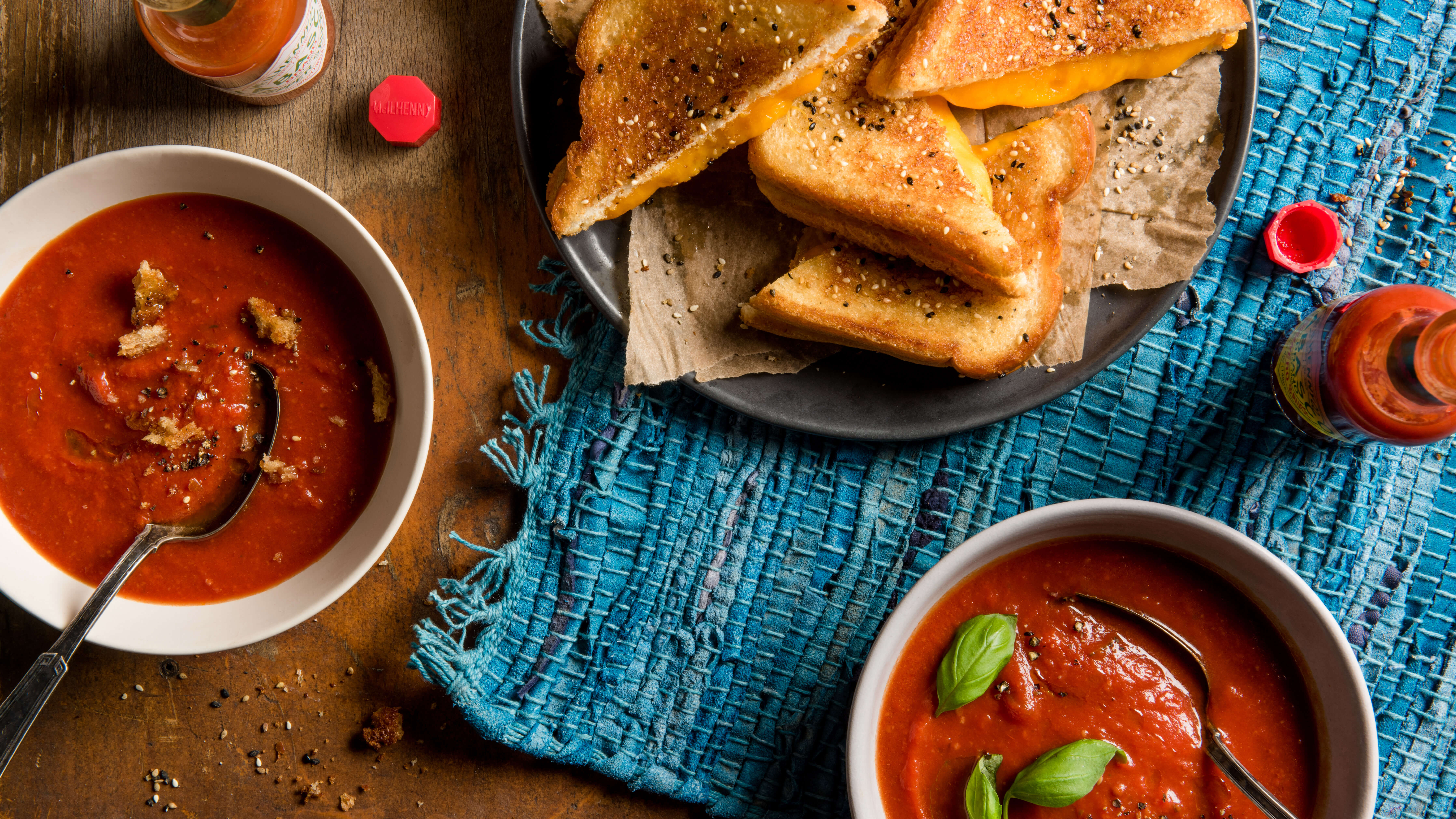 Tomato Soup & Grilled Cheese Sandwich