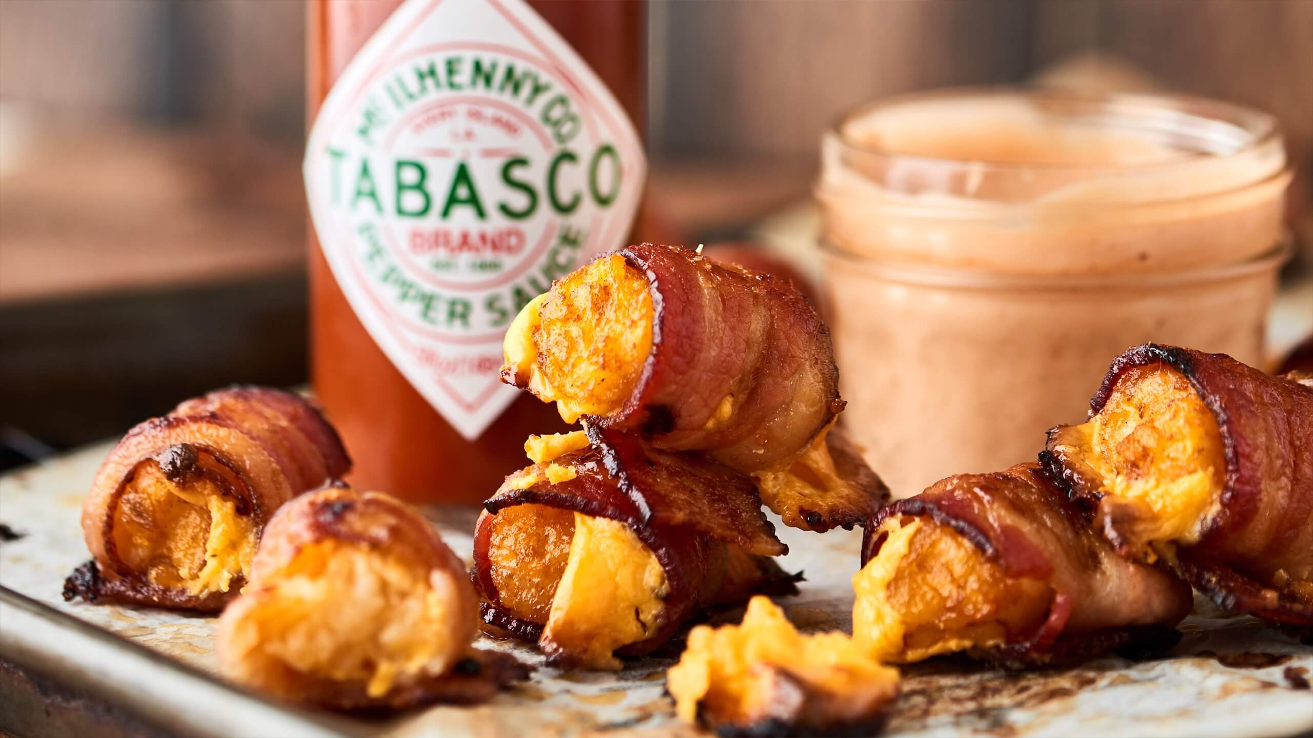 Bacon Wrapped Tater Tots