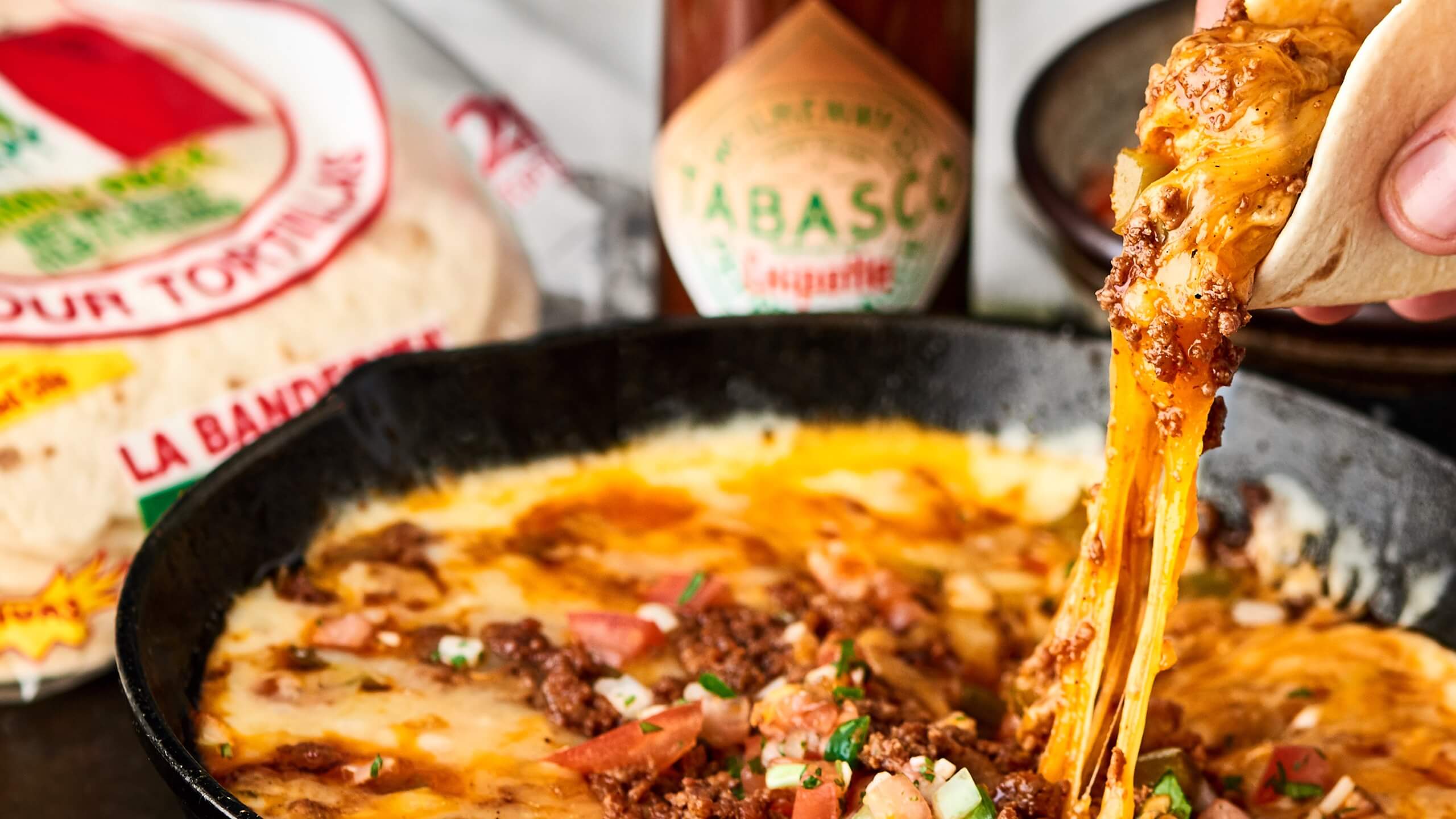 Smoky Chipotle Queso Fundido