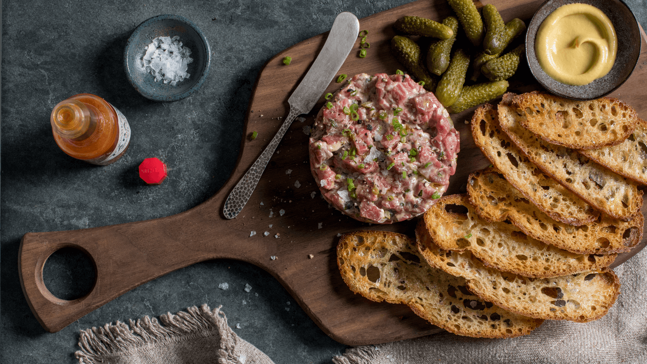 Steak Tartare with Smoked Chili Aioli