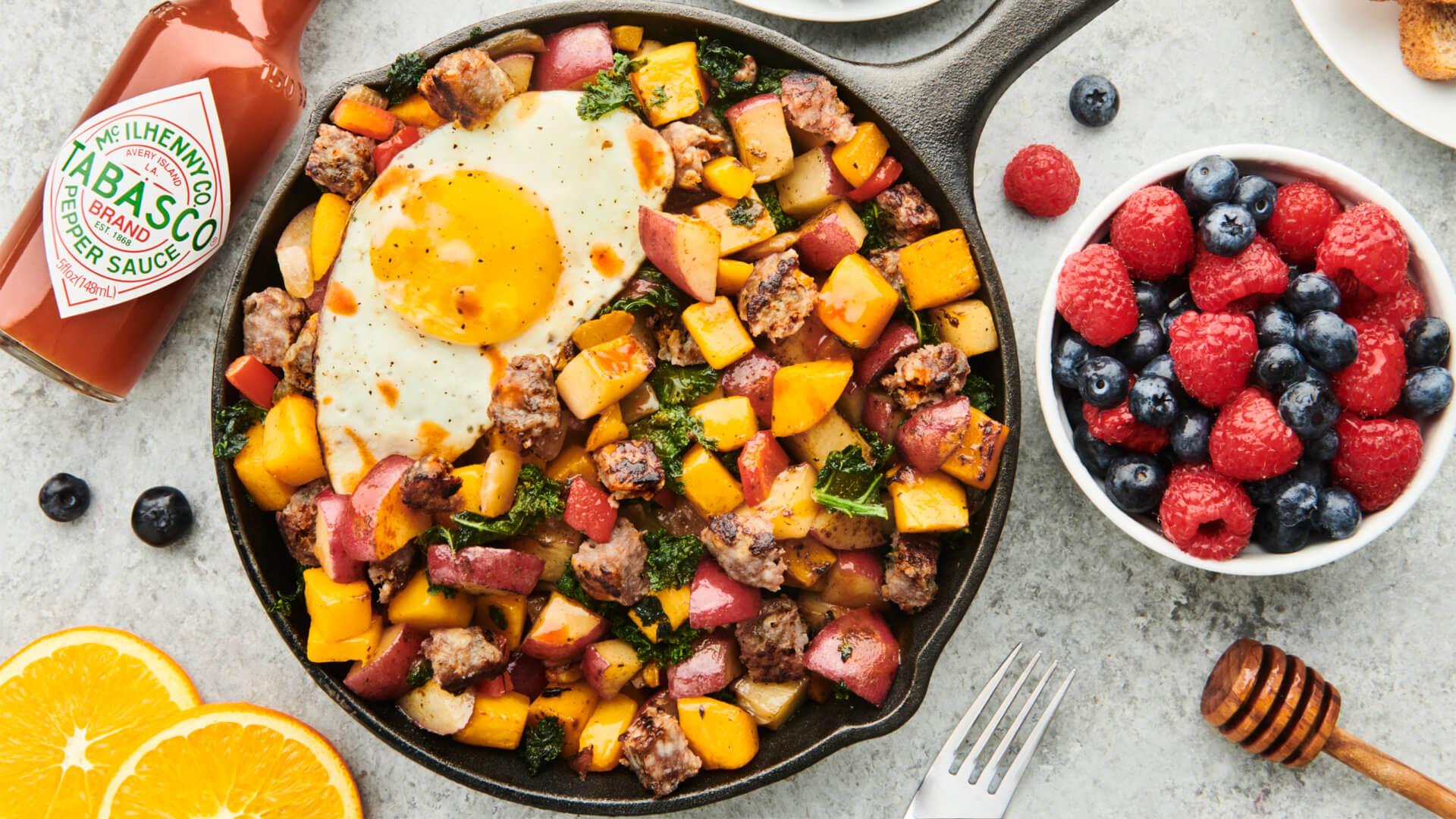 Breakfast Butternut Squash & Red Potato Hash TABASCO® Recipes