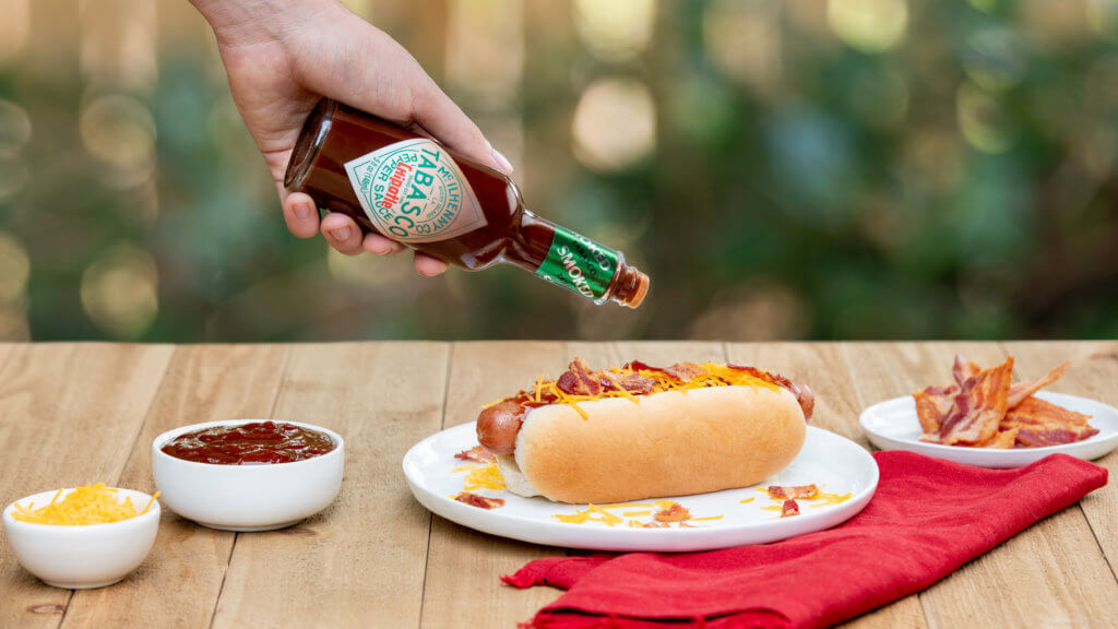 Cheesy Bacon Hot Dog TABASCO® Recipes