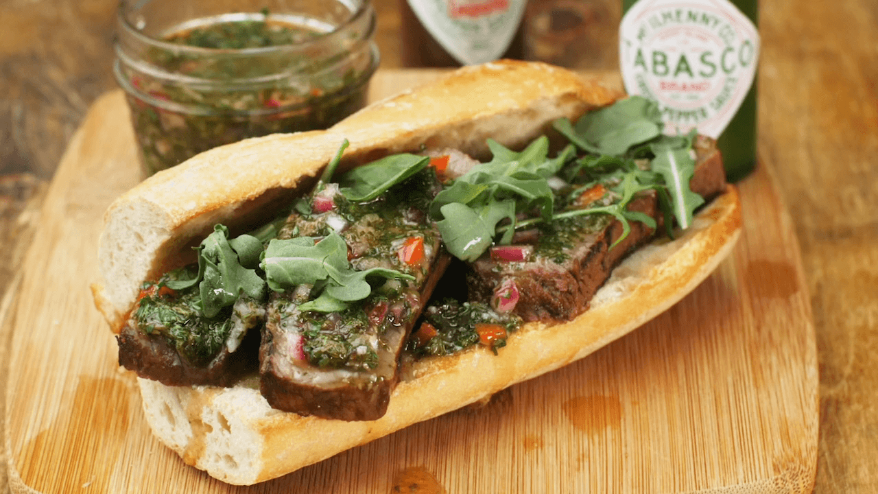 Chimichurri Steak Sandwich