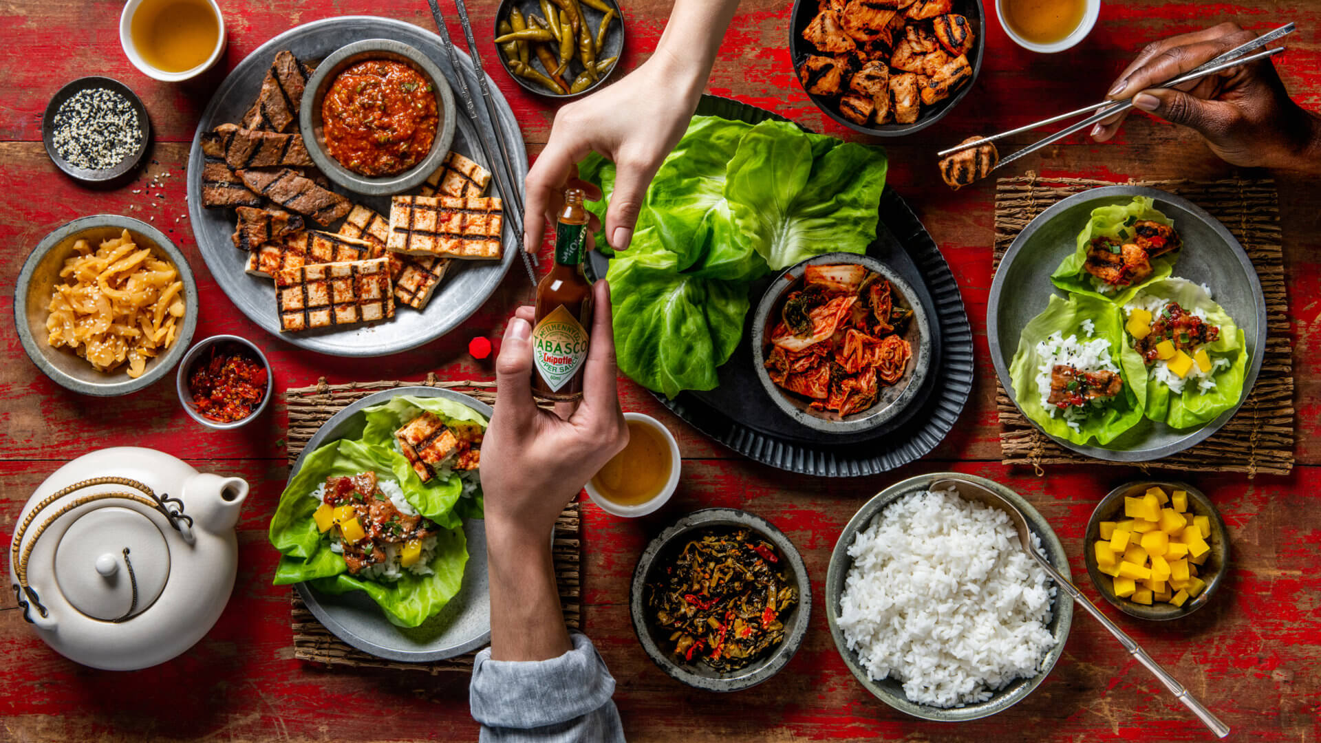 Spicy Korean BBQ with Ssäm and Ssämjang TABASCO® Recipes