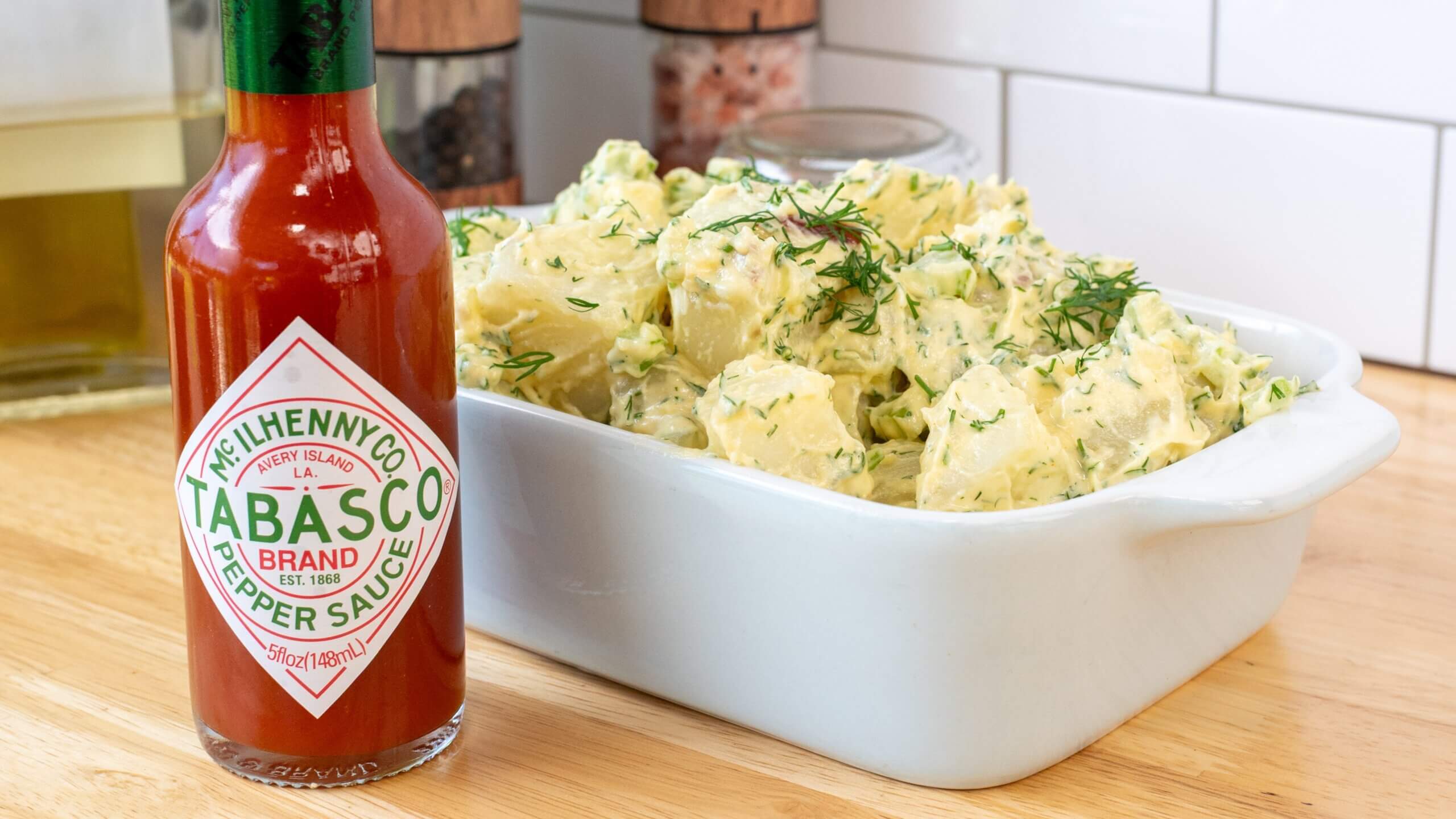 Potato Salad Spiced with TABASCO® Brand Pepper Sauce