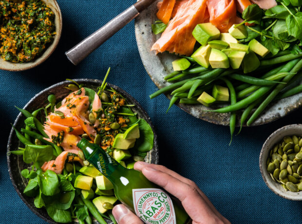 Smoked Salmon Salad with Chermoula Smoked Salmon Salad with Chermoula