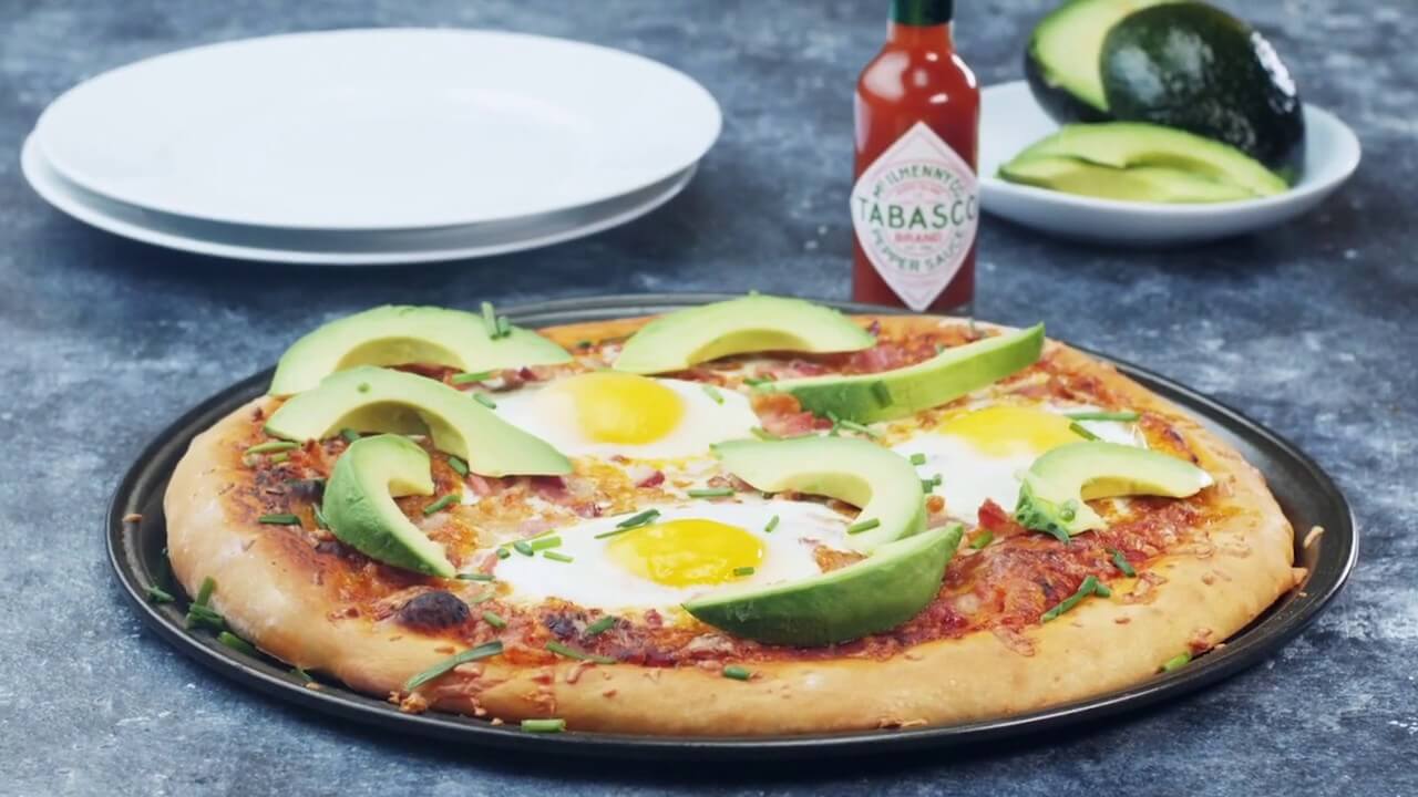 Spiced Breakfast Pizza