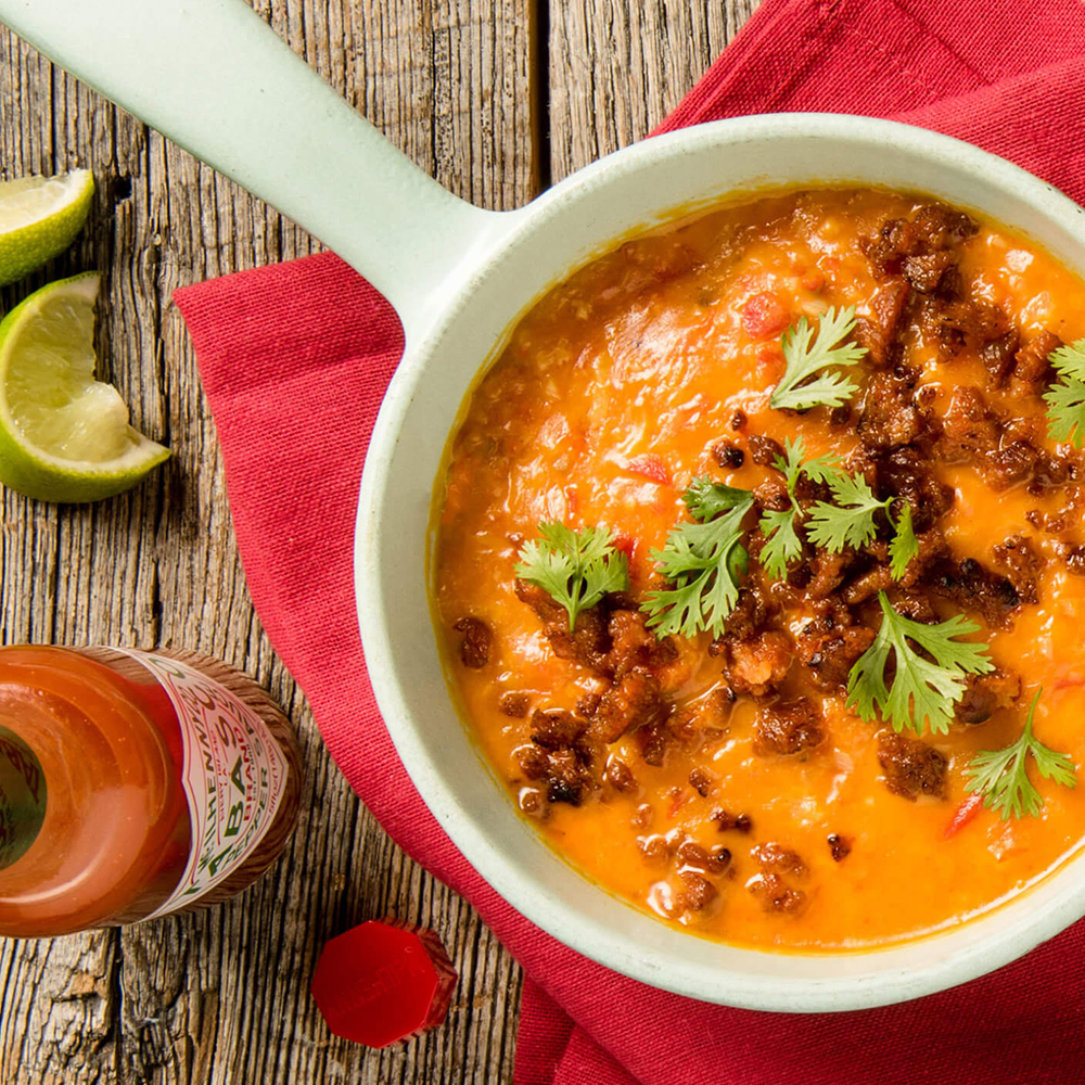 Queso Fundido with Chorizo