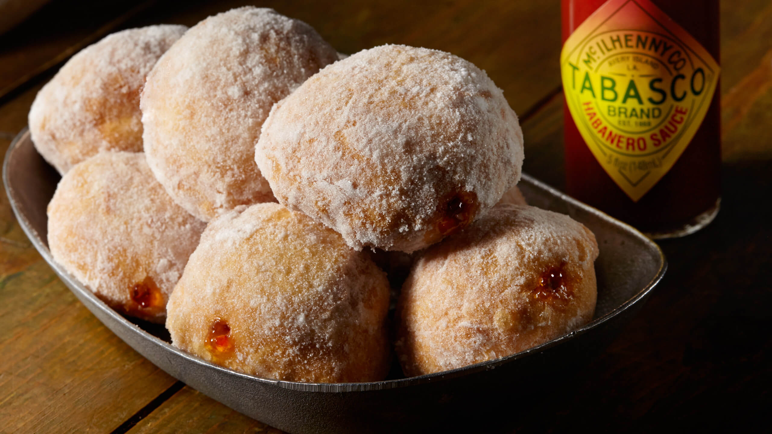 Pepper Jelly Doughnuts