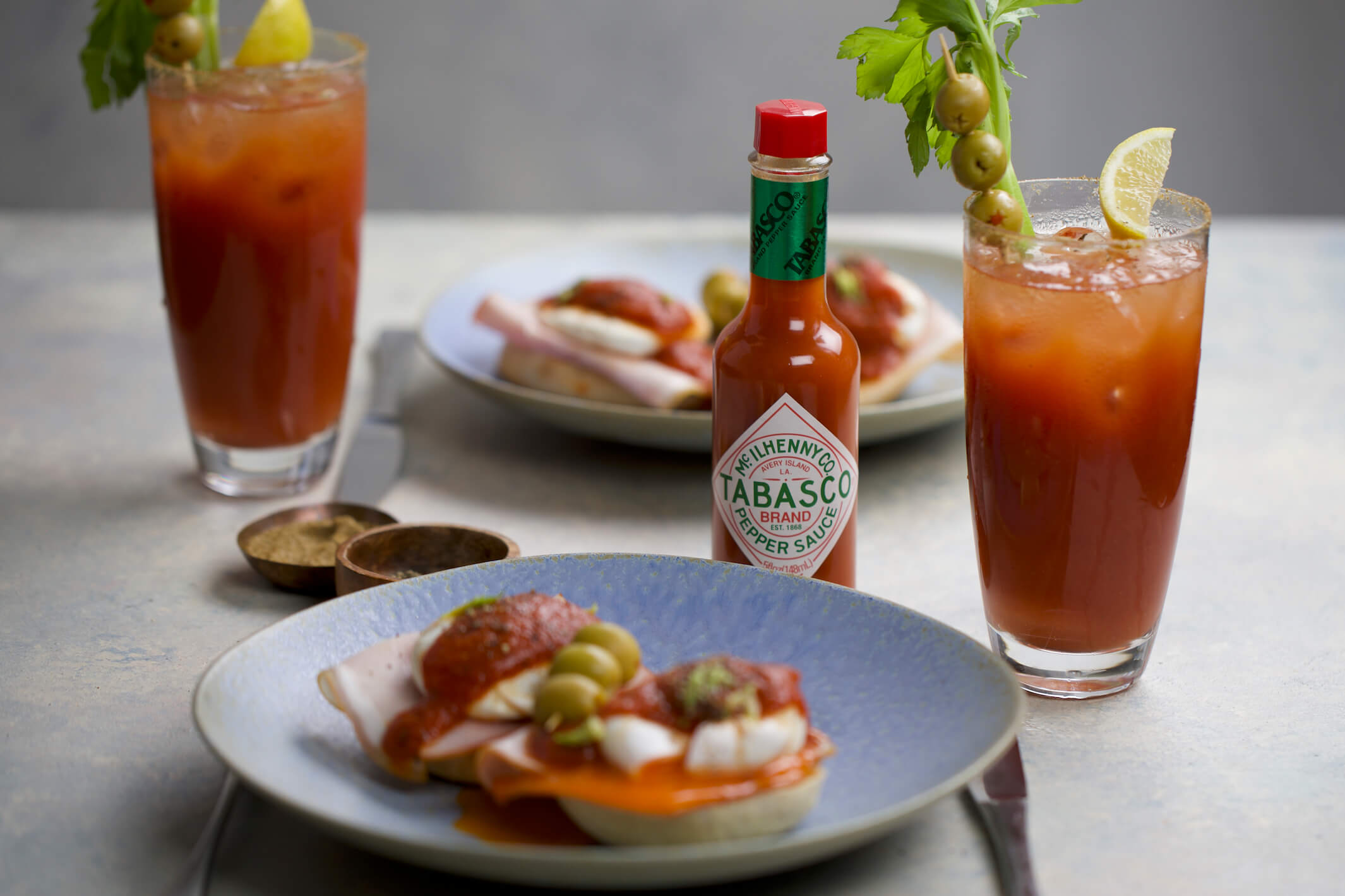 Bloody Mary Eggs Benedict