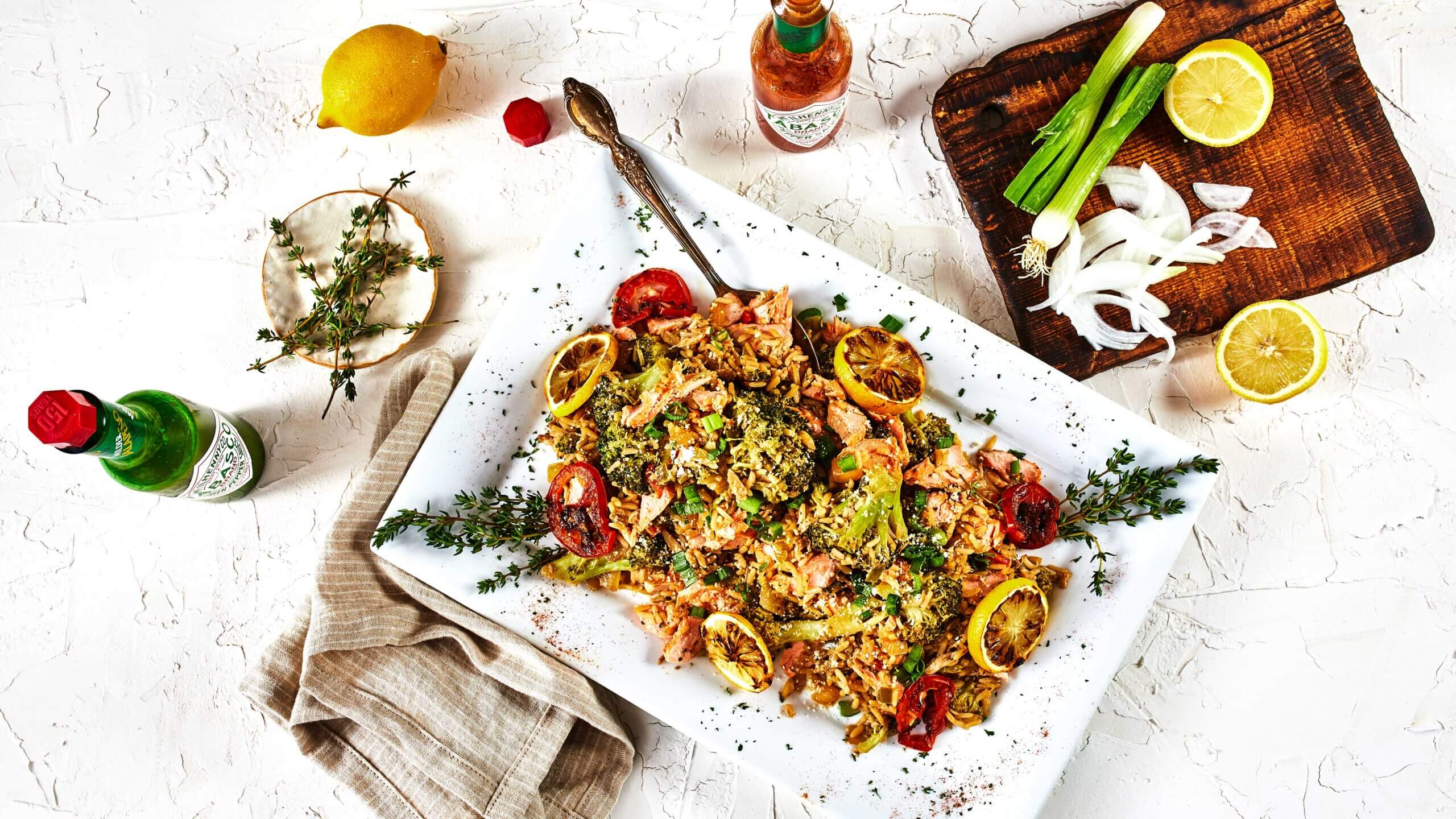 Trout and Broccoli Stir Fry