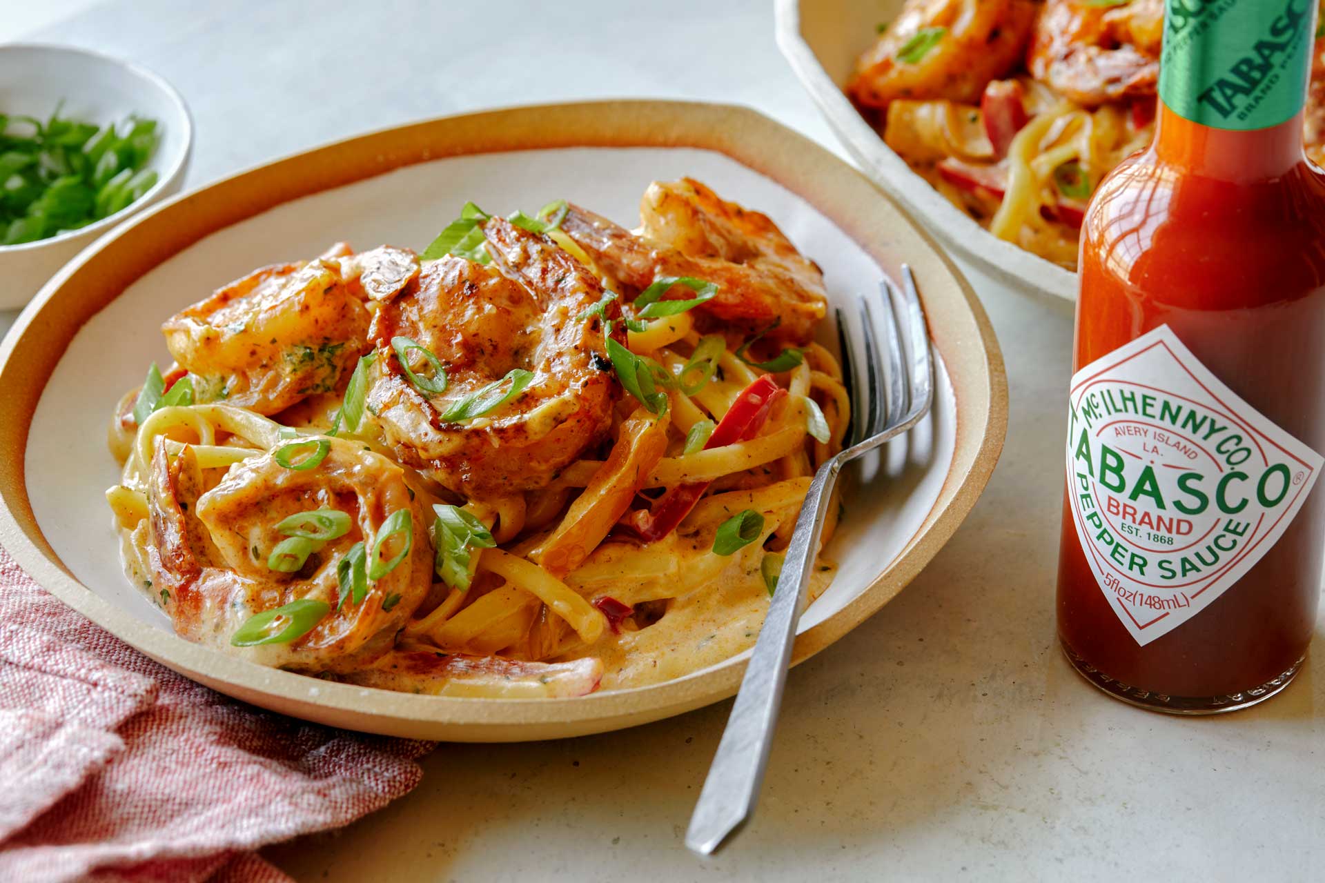 Creamy Cajun Shrimp Pasta