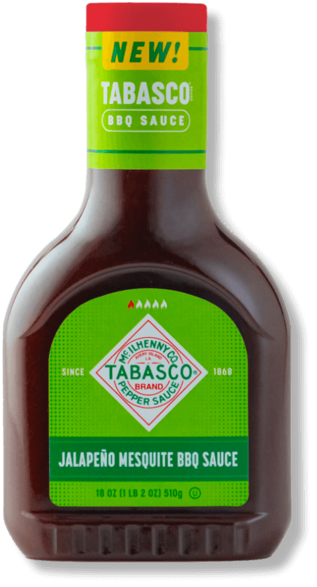 TABASCO® Brand Jalapeño Mesquite BBQ Sauce bottle