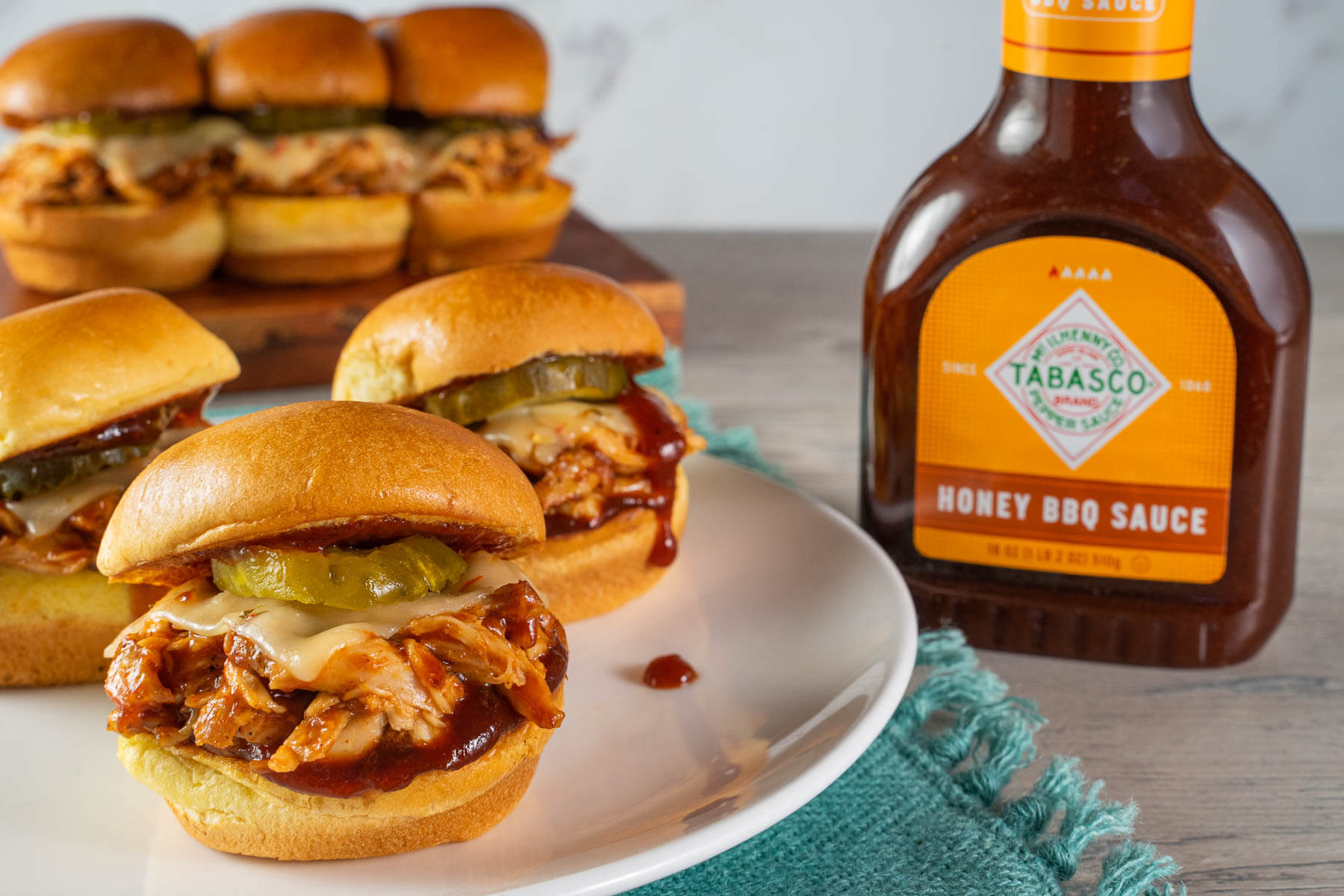 Pull Apart Chicken Sliders