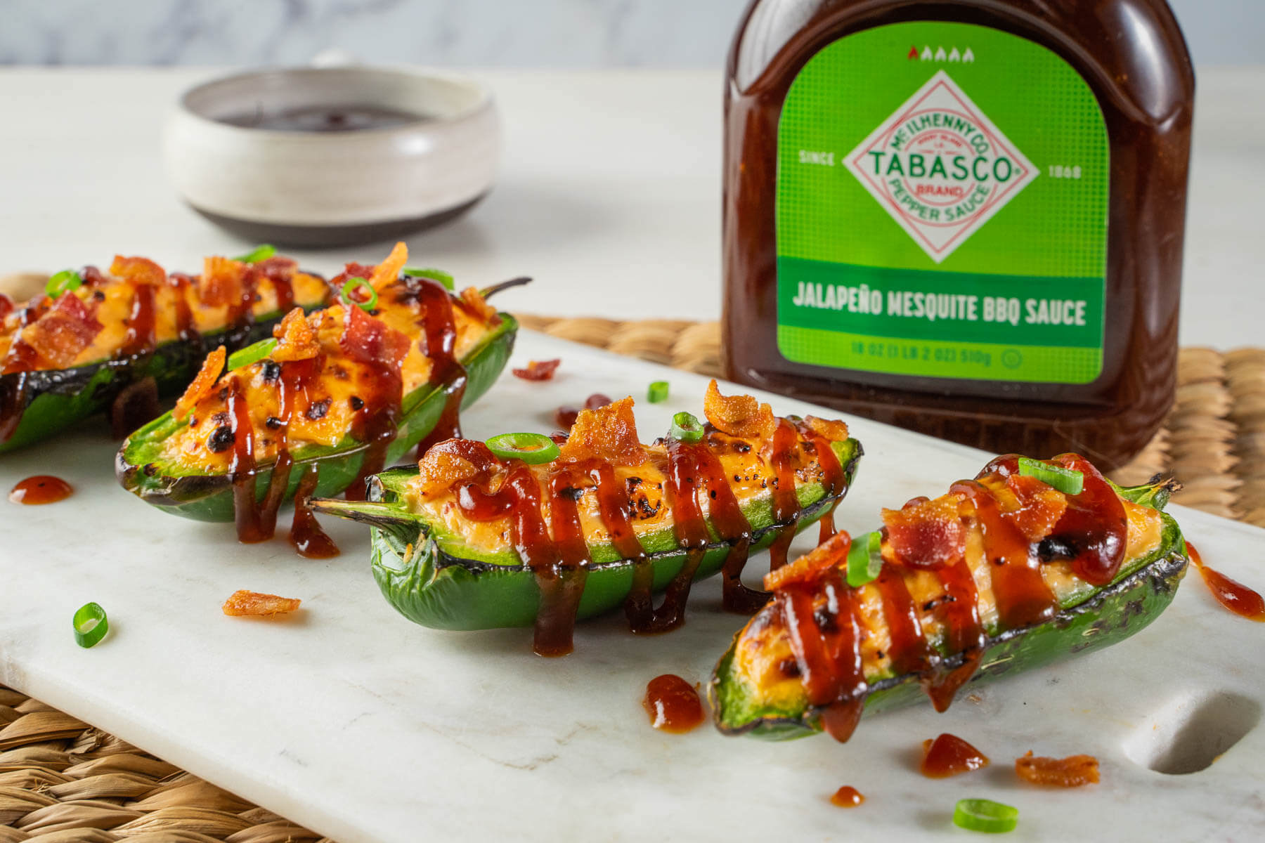 BBQ Bacon Jalapeño Poppers