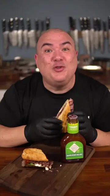 TABASCO® BBQ Steak Sandwich with Spicy Bacon Jam