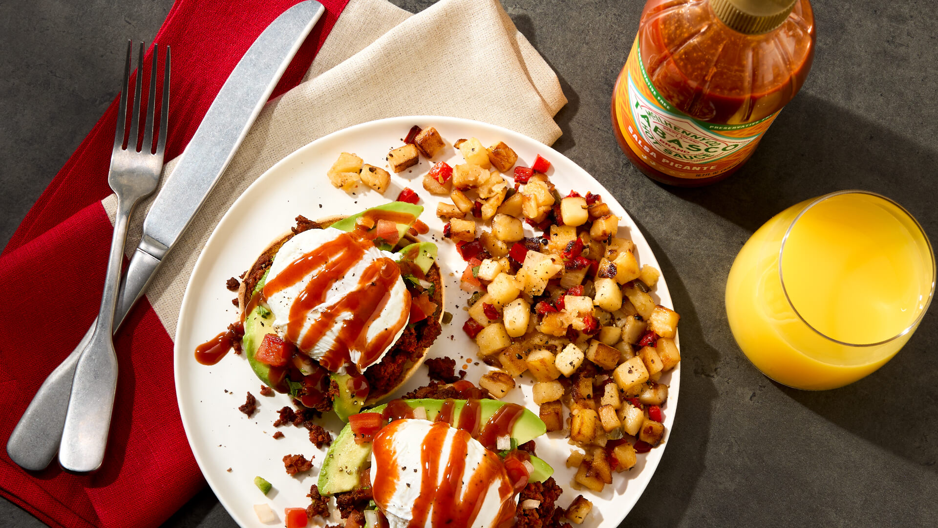 Picante Eggs Benedict