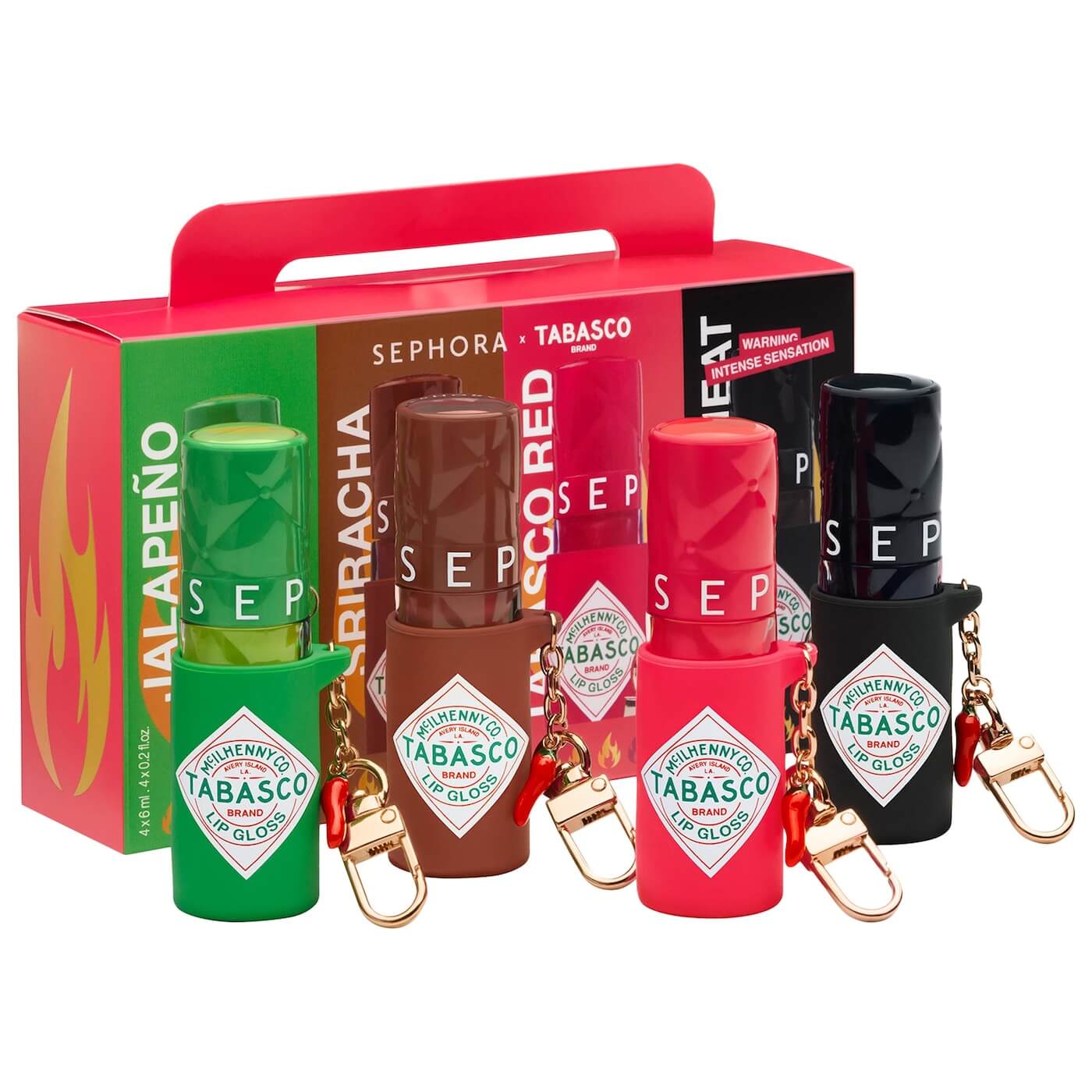 SEPHORA COLLECTION Outrageous Plump Lip Gloss x Tabasco Set